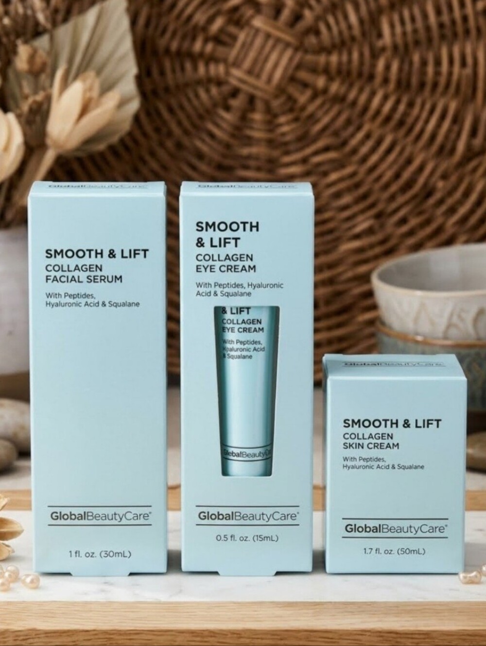 Smooth & Lift Collagen Eye Cream — Light Blue Hydrating Formula